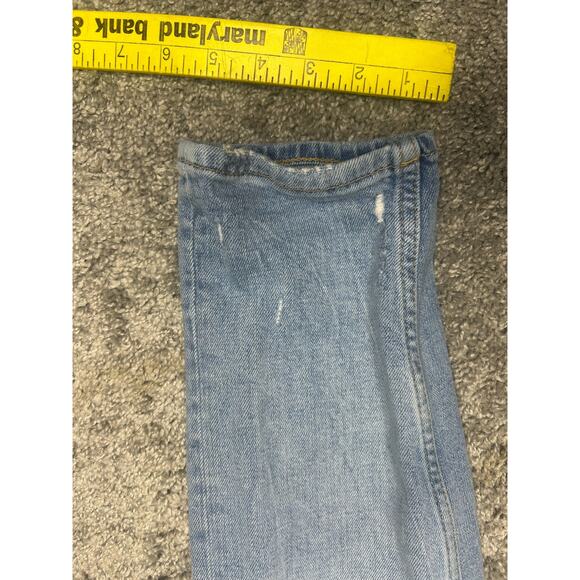 Zara Woman Size 2 Premium Denim Collection Distressed Holes - Picture 5 of 9